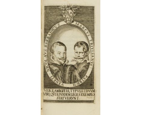 Strozzi (Giulio) Il Barbarigo overo il Amico Solevato, second edition, half-title, engraved title incorporating the arms of t