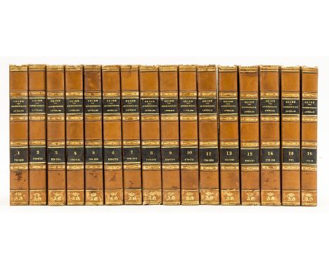 Grimm (Friedrich Melchior) &amp; Denis Diderot. Correspondance Littéraire, Philosophique et Critique, 26 vol., foxed and brow