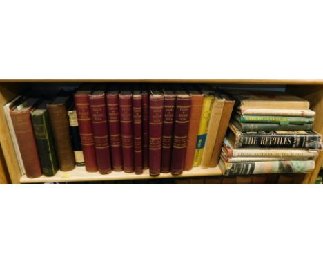 Natural History.- including works on herpetology, snakes and reptiles and Indian Fauna, ex-library (1 shelf) 