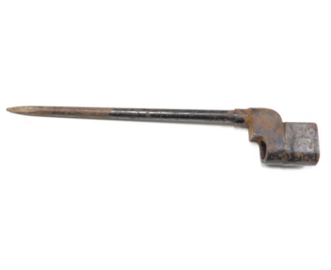 A stick or spike bayonet, 25cm wide. (AF)