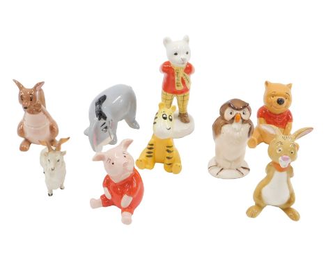 A collection of ceramic figures, to include Beswick Walt Disney, Owl and other Winnie the Pooh figures, a Rupert the Bear fig