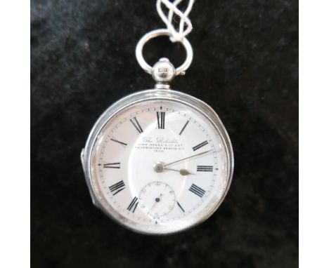 An early 20th century silver open face pocket watch, signed 'The Reliable' John Myers &amp; Co. Ltd Westminster Bridge Road a