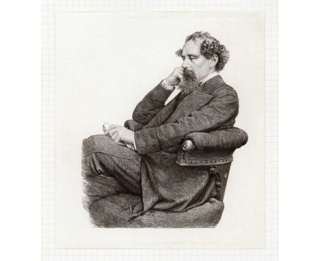 A collection of Bradbury Wilkinson &amp; Co Ltd die proof engraver's test strike and stage work portrait vignettes of Charles