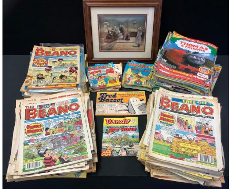 Toys &amp; Juvenalia - Comic books, Beano 1989-1993, others Dandy, Buster, Beezer, Thomas the Tank Engine etc, qty 