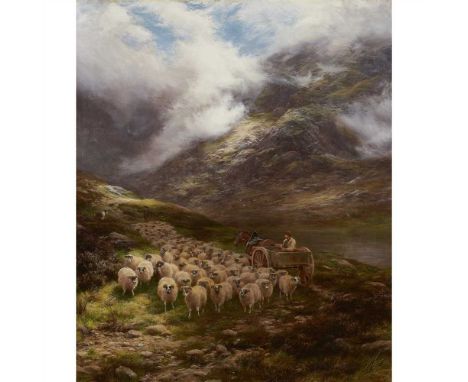Peter Graham R.A., H.R.S.A (Scottish 1836-1921) To Valley Pastures Signed and dated 1900, oil on canvas (Dimensions: 165.5cm 