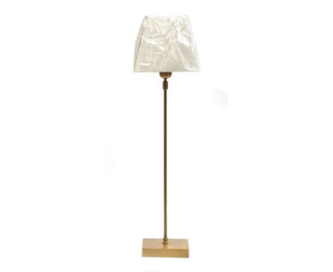 Interior design interest: A Heathfield &amp; Co 'Roxburgh' table lamp in 'Antique Brass', with shade, 76cm high to top of sha