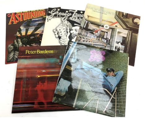 VINYL LPS. HAWKWIND, 'Astounding Sounds, Amazing Music', CDS 4004 Stereo. MAN, BRINSLEY SCHWARZ, MAGIC MICHAEL, POWER CUT, HA