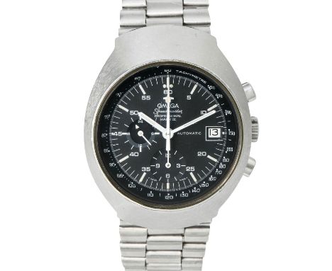 OMEGA Vintage Speedmaster "Mark III", Ref. 176.002. Herrenuhr. Ca. 1970er Jahre. Edelstahl. Automatik-Werk, Kaliber 1040. Wer