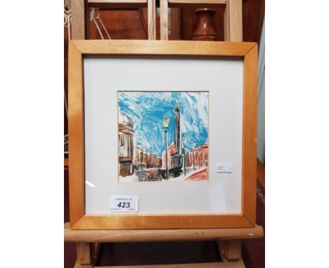 GREYS MONUMENT MONOTYPE SKETCH PETER COLLINS
