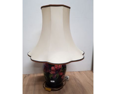 MOORCROFT LAMP AND ORIGINAL MOORCROFT SHADE