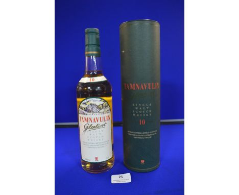 Tamnavulin Glenlivet 10 Year Old Single Malt Scotch Whisky 