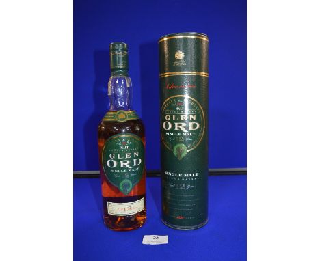 Glen Ord 12 Year Old Single Malt Scotch Whisky 