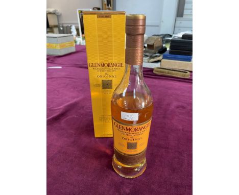 Glenmorangie 10 Yr Old Single Malt Highland Scotch Whisky - Sealed but Some Evaporation 