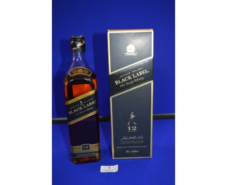 Johnnie Walker Black Label 12 Year Old Blended Scotch Whisky 