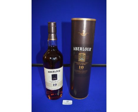 Aberlour 10 Year Old Single Malt Highland Scotch Whiskey 