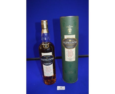 Glengoyne 10 Year Old Single Malt Scotch Whisky 