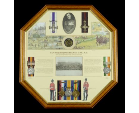 Family Group:  A fine Great War O.B.E., scarce Warrant Officer’s ‘Western Front’ M.C. group of seven awarded to Captain J. J.
