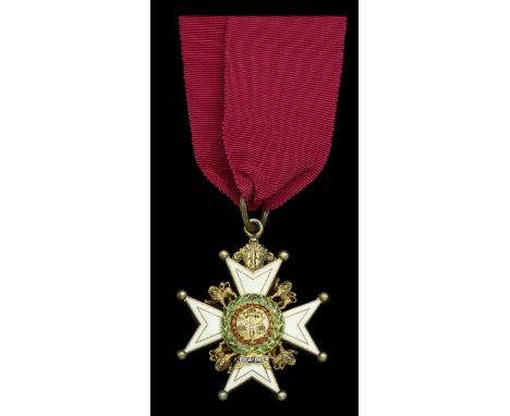 The Most Honourable Order of the Bath, C.B. (Military) Companion’s neck badge, silver-gilt and enamel, with full neck riband,