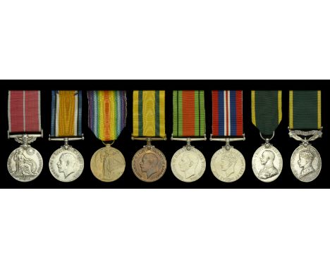 A Second War B.E.M. group of eight awarded to Sergeant E. G. Plummer, Royal Artillery, late Royal Army Medical Corps  British