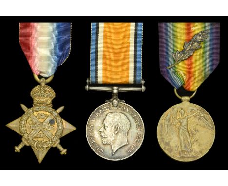 Three: Temporary Staff Sergeant J. W. Dickenson, 21st (Empress of India’s ) Lancers  1914 Star (5960 Pte. W. J. Dickenson. 21