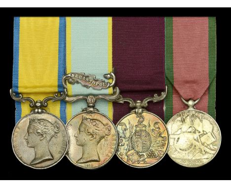 Four: Gunner G. Merriott, alias W. Stevens, Royal Horse Artillery  Baltic 1854-55 (Gr. Wm. Stevens. A. Troop. R.H.A.) contemp