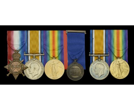 Three: Corporal T. P. White, Royal Horse Artillery 1914-15 Star (53999. Gnr. T. P. White, R.H.A.); British War and Victory Me