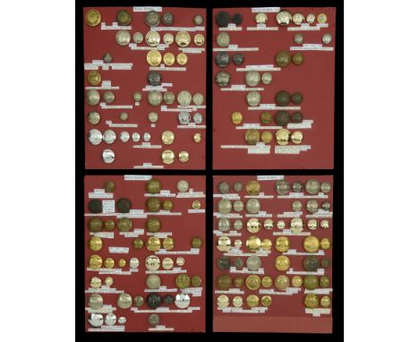Buttons. An extremely good selection of West Indies Military Buttons, over four cards, including New Providence Rifle Volunte