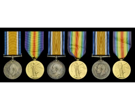 Pair: Pioneer W. A. Barker, Royal Engineers, late Private, Cheshire Regiment, who died on 23 June 1919 British War and Victor