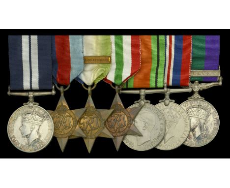 An extremely rare Second War ‘Special Forces’ D-Day and Normandy operations D.S.M. group of seven awarded to Telegraphist H. 