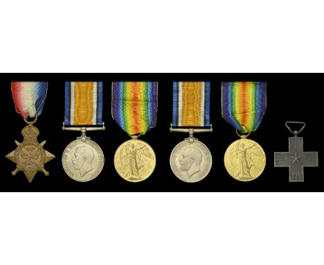 A scarce ‘double issue’ group of four awarded to Private W. Backhouse, 13th (County of London) Battalion (Princess Louise’s K