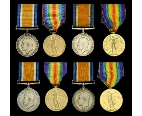 Pair: Gunner D. Crozier, Royal Field Artillery, who was killed in action on 22 April 1917 British War and Victory Medals (126