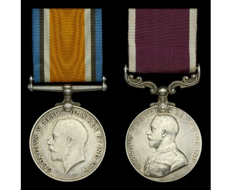 Pair: Naik Fazal Ahmed, Hong Kong and Singapore Battalion, Royal Garrison Artillery  British War Medal 1914-20 (1403 A-Naick 