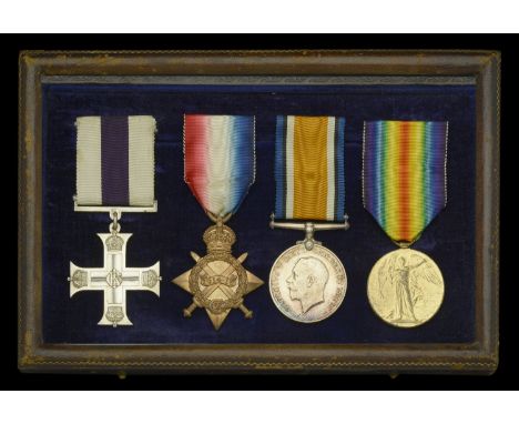 A Great War ‘Capture of Thiepval 1916’ M.C. group of four awarded to Second Lieutenant P. H. Higham, 6th Battalion, Northampt