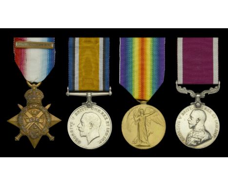 Four: Sergeant T. Brannan, Royal Highlanders, later Highland Light Infantry  1914 Star, with copy clasp (899 Cpl. T. Brannon 