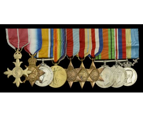 A Second War O.B.E. group of ten awarded to Lieutenant-Colonel A. J. R. Munro, Royal Field Artillery, late Royal Garrison Art