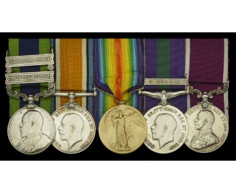 Five: Sergeant “Fred” Stratton, Royal Garrison Artillery, who was one of a small group of artillery instructors attached to t