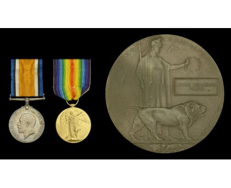 Pair: Captain G. R. Forster, 19th Battalion, Durham Light Infantry, who was killed in action on 25 August 1917  British War a