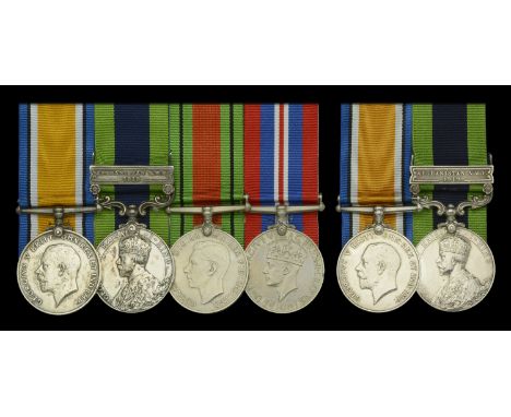 Family Group:  Four: Gunner W. Swannell, Royal Horse Artillery British War Medal 1914-20 (223803 Gnr. W. Swannell. R.A.); Ind