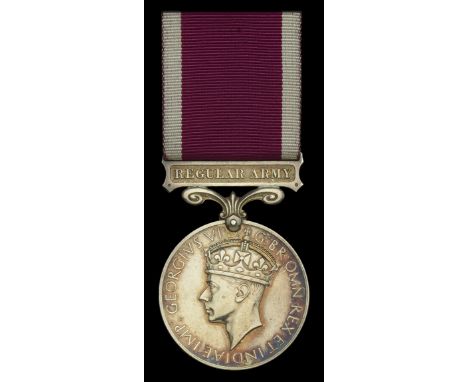 Army L.S. & G.C., G.VI.R., 1st issue, Regular Army (7876696 Cpl. P. C. Adams. R. Tank C.) good very fine £60-£80  ---  Peter 