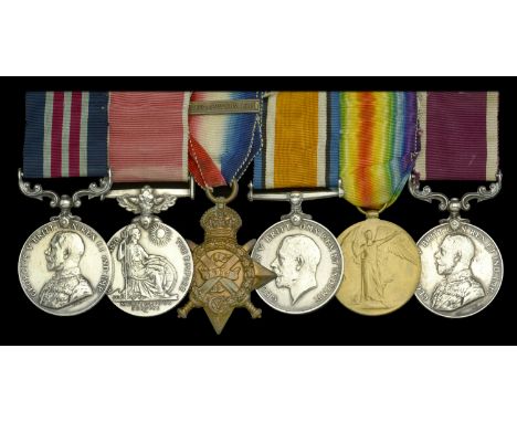 A Great War ‘Western Front’ M.M., Second War ‘Civil Division’ B.E.M. group of six awarded to Corporal J. Marsh, Royal Garriso