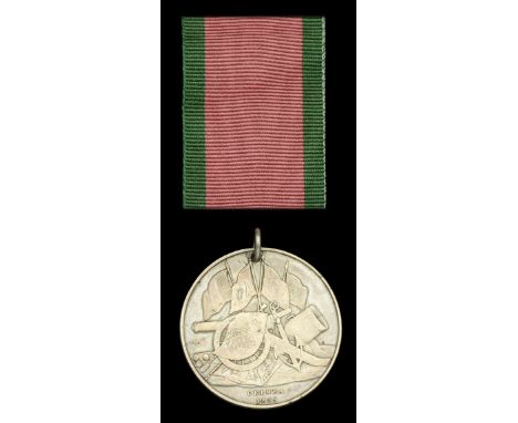 Turkish Crimea 1855, British issue (Colour Sergeant James Doig. 2nd. Battn. R.A.) contemporarily engraved naming either side 