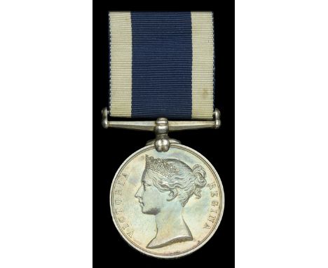 Royal Navy L.S. & G.C., V.R., narrow suspension (Pk. Maloney, Qr. Mr., H.M.S. St. Vincent.) impressed naming, edge bruise and
