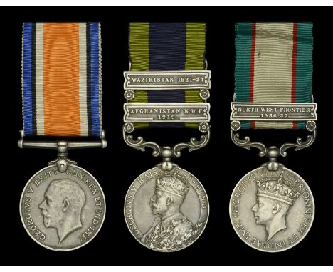 Three: Jemadar Kor Singh, 8th (Lahore) Mountain Battery, late 38th Pack Battery, Indian Army  British War Medal 1914-20 (314 