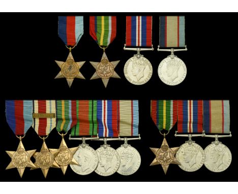 Four: Stoker C. S. Mowbray, Royal Australian Navy 1939-45 Star; Pacific Star, these both unnamed; War Medal 1939-45; Australi