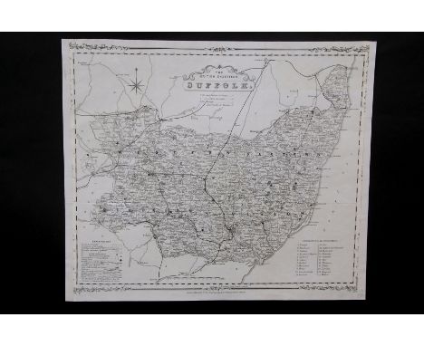 NINETEEN ORDNANCE SURVEY EAST ANGLIA ENGRAVED MAPS, circa late 19th century, some hand coloured, various sheets including NOR