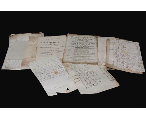 COLLECTION OF CAMBRIDGESHIRE MILITIA AND PHILIP YORKE, 3RD EARL OF HARDWICKE INTEREST, 1792-1797, including manuscript accoun
