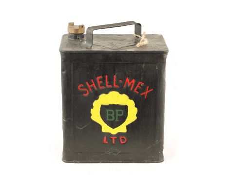 A VINTAGE 'SHELL BP' PETROL CAN25cm by 15cm by 29cm
