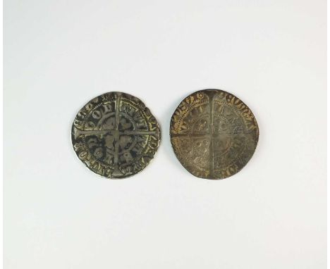 Henry VI silver groat, 'Calais', Spink ref. 1836, together with an Edward IV silver groat, light coinage, Spink ref. 2001 (2)