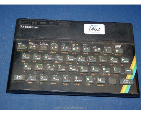 Vintage Computer interest - A Sinclair ZX Spectrum Personal Computer, made in Republic of Korea by Samsung under licence from