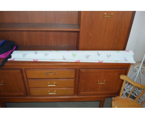 A roller blind decorated with farm poultry